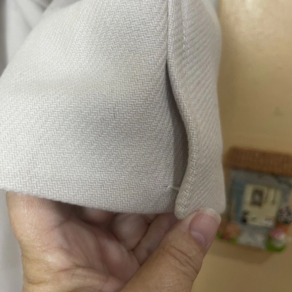 ZARA MANTECO WOOL TRENCH COAT  COLLECTION NWT XXL - XL cream Open Front Belted - Picture 10 of 15